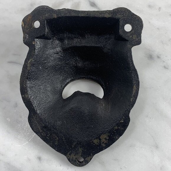Pottery Barn BULLDOG Bottle Opener 4" Cast Iron Wall Mount Beer Opener Dawg EUC - Picture 5 of 7